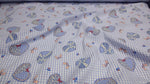 babyblau~wei&szlig; Kinderstoff Vichy karo~Herz Patchwork Stoff